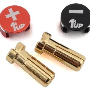 1´UP - LowPro Bullet Plugs & Grips, 5mm, Black/Red