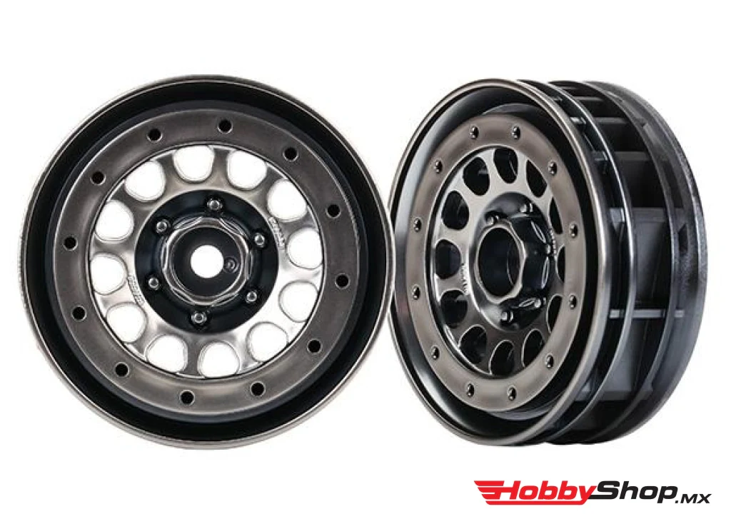 Traxxas - Method 105 1.9 Beadlock Rin (cromo negro / 2 piezas) - Imagen 3